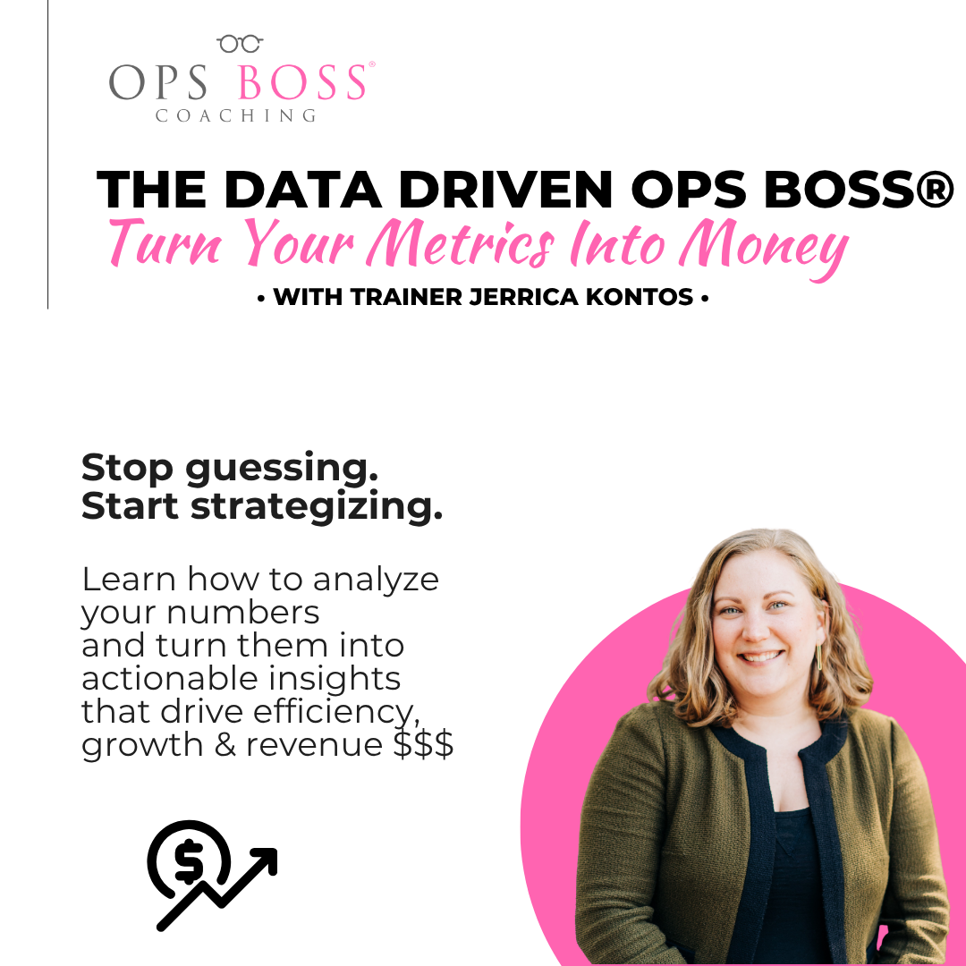 The Data Driven Ops Boss® Class