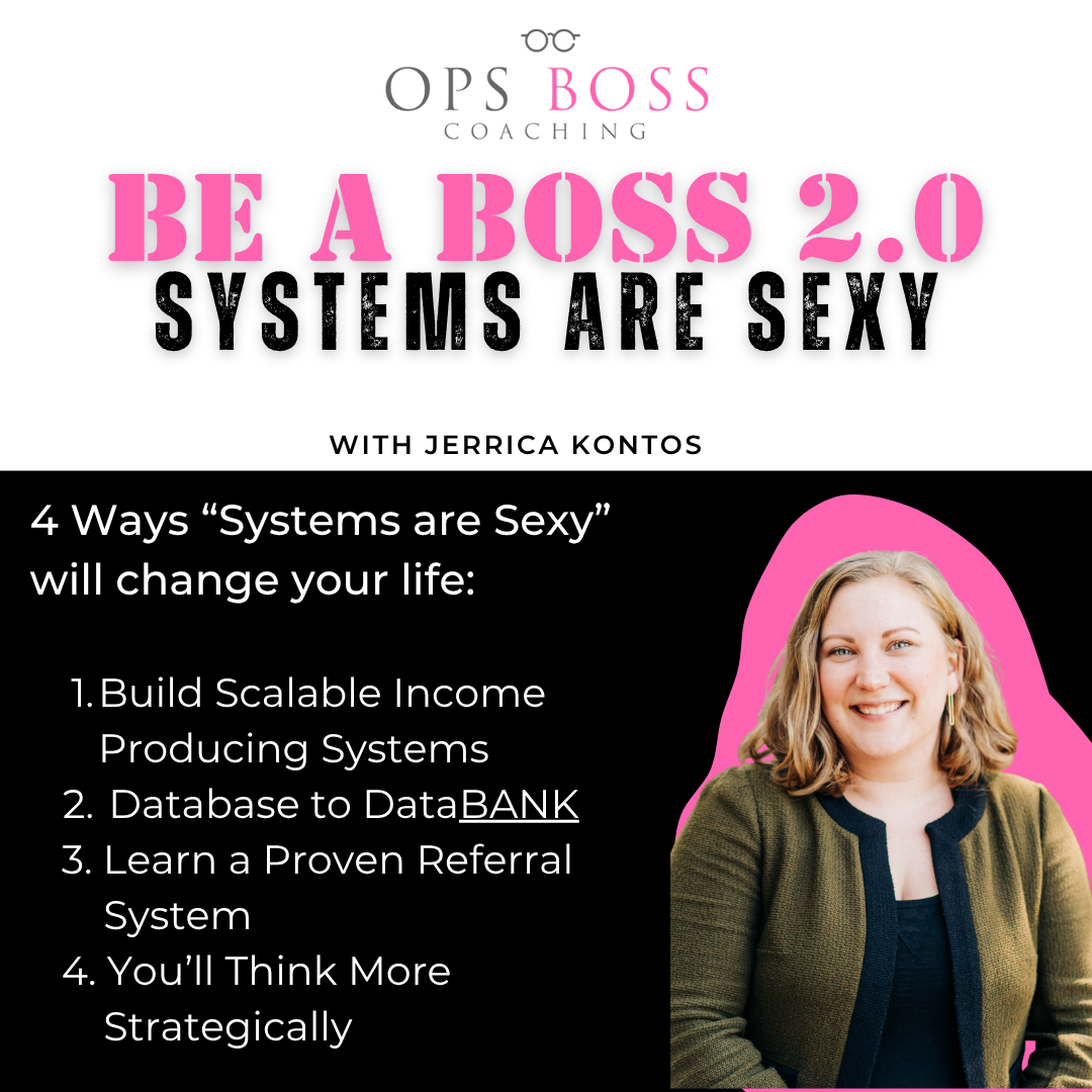 Be A Boss Systems Are Sexy Class